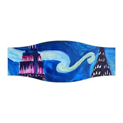 Starry Night In New York Van Gogh Manhattan Chrysler Building And Empire State Building Stretchable Headband by Mog4mog4