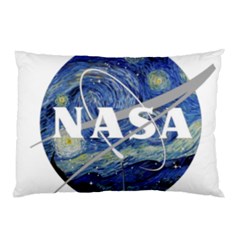 Vincent Van Gogh Starry Night Art Painting Planet Galaxy Pillow Case by Mog4mog4