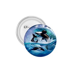 Orca Wave Water Underwater 1 75  Buttons by Mog4mog4