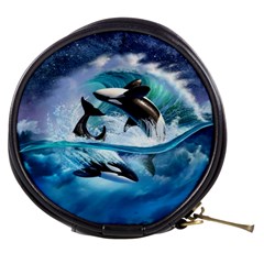 Orca Wave Water Underwater Mini Makeup Bag by Mog4mog4