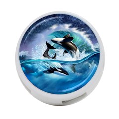 Orca Wave Water Underwater 4-port Usb Hub (two Sides) by Mog4mog4