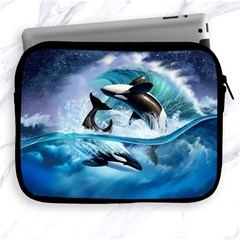 Orca Wave Water Underwater Apple Ipad 2/3/4 Zipper Cases by Mog4mog4