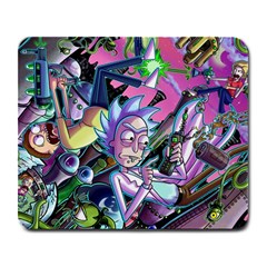 Cartoon Parody Time Travel Ultra Pattern Large Mousepad by Mog4mog4