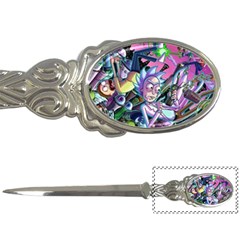 Cartoon Parody Time Travel Ultra Pattern Letter Opener by Mog4mog4