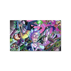 Cartoon Parody Time Travel Ultra Pattern Sticker (rectangular) by Mog4mog4