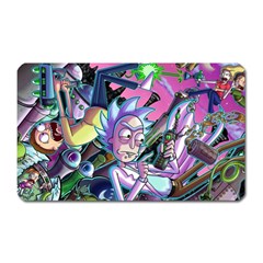 Cartoon Parody Time Travel Ultra Pattern Magnet (rectangular) by Mog4mog4