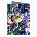 Cartoon Parody Time Travel Ultra Pattern Greeting Cards (Pkg of 8) Right