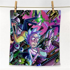 Cartoon Parody Time Travel Ultra Pattern Face Towel by Mog4mog4