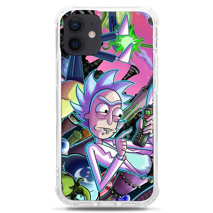 Cartoon Parody Time Travel Ultra Pattern iPhone 12 mini TPU UV Print Case	