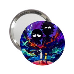 Cartoon Parody In Outer Space 2 25  Handbag Mirrors by Mog4mog4