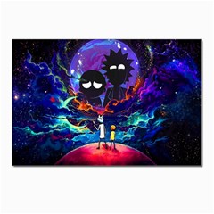 Cartoon Parody In Outer Space Postcard 4 x 6  (pkg Of 10) by Mog4mog4