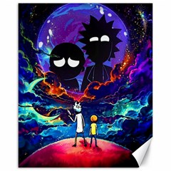 Cartoon Parody In Outer Space Canvas 16  X 20  by Mog4mog4