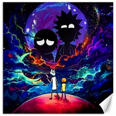 Cartoon Parody In Outer Space Canvas 20  X 20  by Mog4mog4