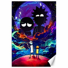 Cartoon Parody In Outer Space Canvas 20  X 30  by Mog4mog4