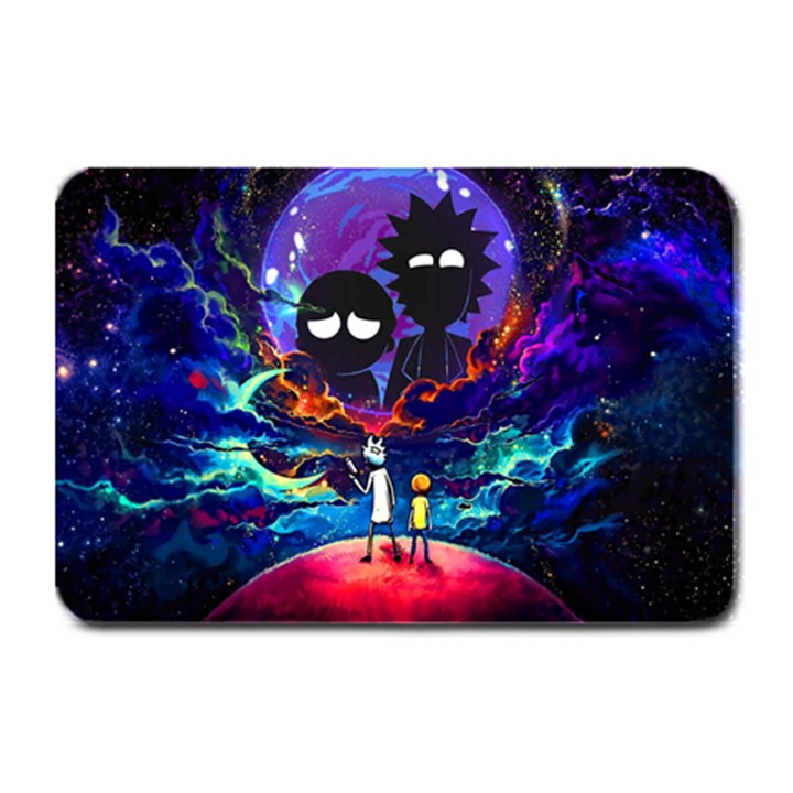 Cartoon Parody In Outer Space Plate Mats