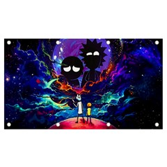 Cartoon Parody In Outer Space Banner And Sign 7  X 4  by Mog4mog4