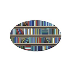 Bookshelf Sticker Oval (100 Pack) by Mog4mog4