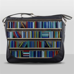 Bookshelf Messenger Bag by Mog4mog4