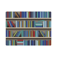 Bookshelf Premium Plush Fleece Blanket (mini) by Mog4mog4