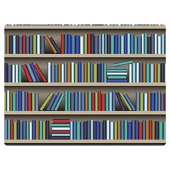 Bookshelf Premium Plush Fleece Blanket (extra Small) by Mog4mog4