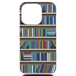 Bookshelf iPhone 14 Pro Black UV Print Case Front