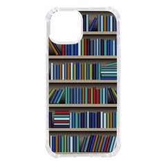 Bookshelf Iphone 14 Tpu Uv Print Case by Mog4mog4