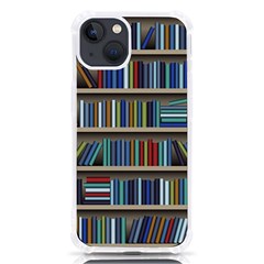 Bookshelf Iphone 13 Tpu Uv Print Case by Mog4mog4