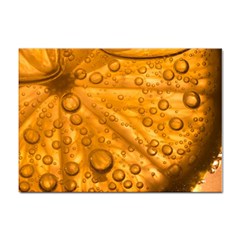 Lime Water Bubbles Macro Light Detail Background Sticker A4 (100 pack)