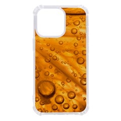 Lime Water Bubbles Macro Light Detail Background Iphone 13 Pro Tpu Uv Print Case by Mog4mog4