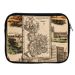 Antique Map Railway Lines Railway Train Char Apple Ipad 2/3/4 Zipper Cases by Mog4mog4