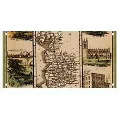 Antique Map Railway Lines Railway Train Char Banner And Sign 4  X 2  by Mog4mog4