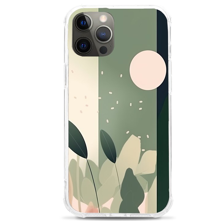 Spring Floral Plants Foliage Minimal Minimalist iPhone 12 Pro max TPU UV Print Case