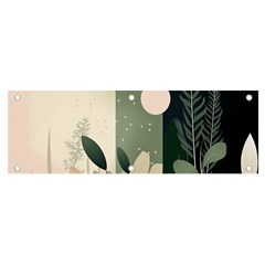 Spring Floral Plants Foliage Minimal Minimalist Banner And Sign 6  X 2  by Mog4mog4