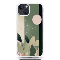 Spring Floral Plants Foliage Minimal Minimalist Iphone 13 Tpu Uv Print Case by Mog4mog4