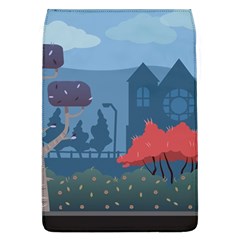 Town Vector Illustration Illustrator City Urban Removable Flap Cover (l) by Mog4mog4