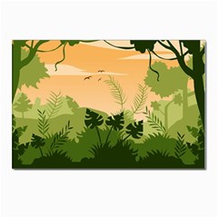 Forest Images Vector Postcard 4 x 6  (pkg Of 10) by Mog4mog4