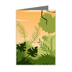 Forest Images Vector Mini Greeting Card by Mog4mog4