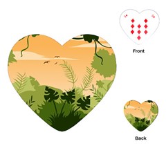 Forest Images Vector Playing Cards Single Design (heart) by Mog4mog4