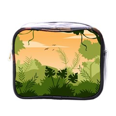 Forest Images Vector Mini Toiletries Bag (one Side) by Mog4mog4