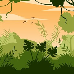 Forest Images Vector Play Mat (square) by Mog4mog4