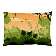 Forest Images Vector Pillow Case (two Sides) by Mog4mog4