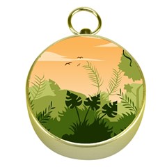 Forest Images Vector Gold Compasses by Mog4mog4