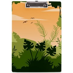 Forest Images Vector A4 Acrylic Clipboard by Mog4mog4