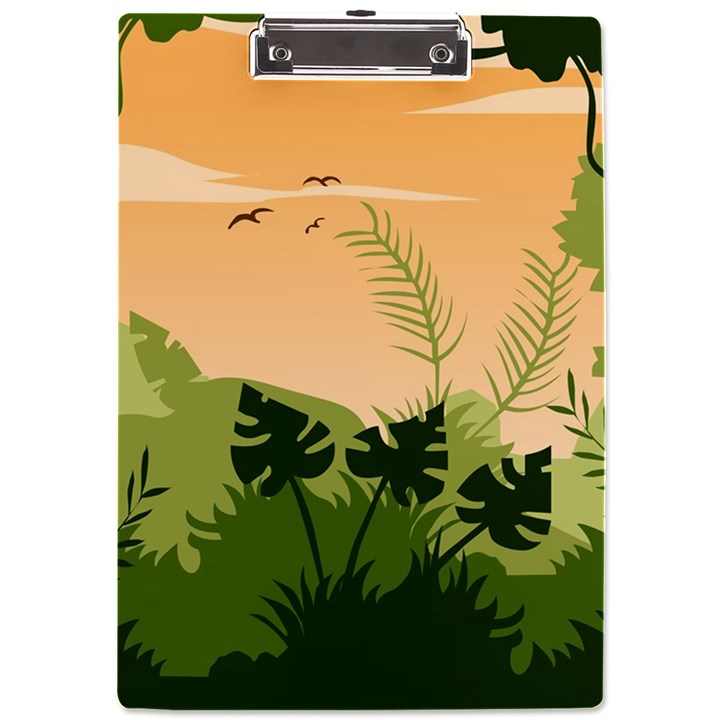 Forest Images Vector A4 Acrylic Clipboard