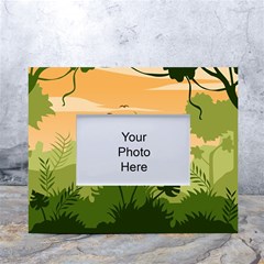 Forest Images Vector White Tabletop Photo Frame 4 x6  by Mog4mog4