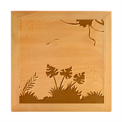 Forest Images Vector Wood Photo Frame Cube by Mog4mog4