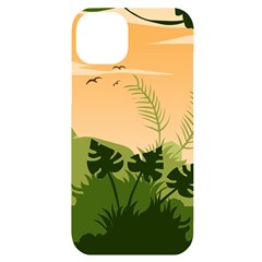 Forest Images Vector Iphone 14 Plus Black Uv Print Case by Mog4mog4