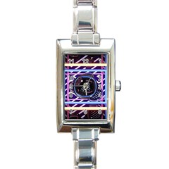 Abstract Sphere Room 3d Design Shape Circle Rectangle Italian Charm Watch by Mog4mog4