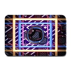 Abstract Sphere Room 3d Design Shape Circle Plate Mats by Mog4mog4