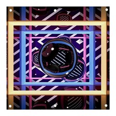 Abstract Sphere Room 3d Design Shape Circle Banner And Sign 3  X 3  by Mog4mog4